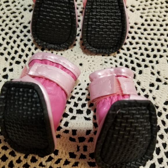 SALE NWOT Small pink dog boots - Picture 5 of 8